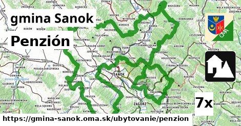 Penzión, gmina Sanok