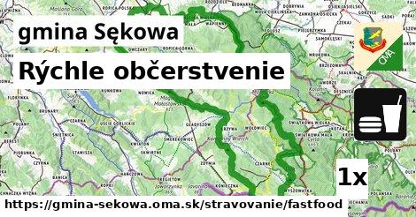 Rýchle občerstvenie, gmina Sękowa