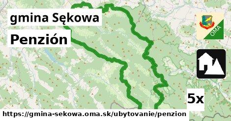 Penzión, gmina Sękowa