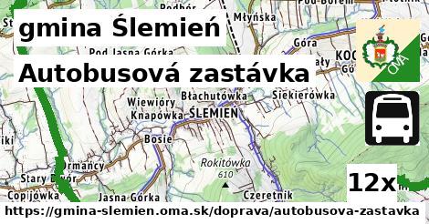 Autobusová zastávka, gmina Ślemień