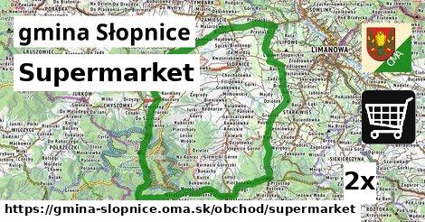 Supermarket, gmina Słopnice