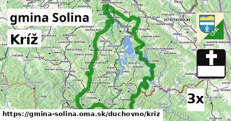 Kríž, gmina Solina