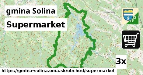 Supermarket, gmina Solina