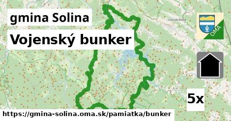 Vojenský bunker, gmina Solina