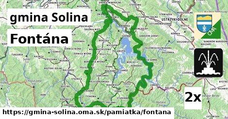 fontána v gmina Solina