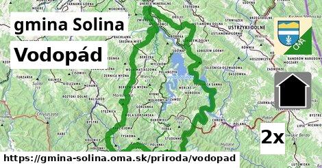 vodopád v gmina Solina