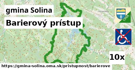 Barierový prístup, gmina Solina