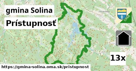 prístupnosť v gmina Solina