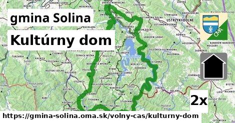 Kultúrny dom, gmina Solina
