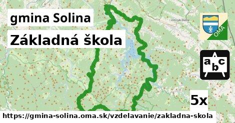 Základná škola, gmina Solina