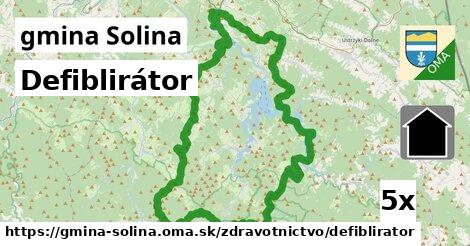 Defiblirátor, gmina Solina