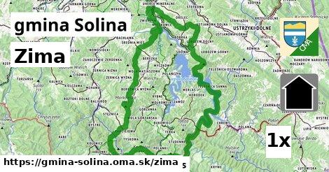 zima v gmina Solina