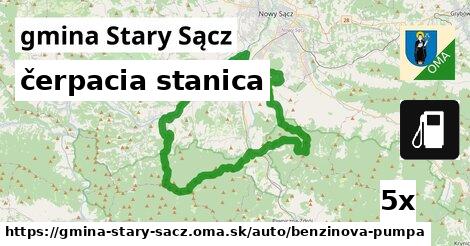 čerpacia stanica, gmina Stary Sącz