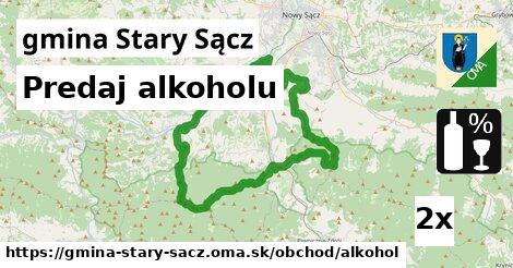 Predaj alkoholu, gmina Stary Sącz