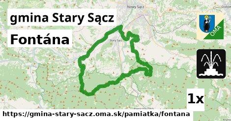 Fontána, gmina Stary Sącz
