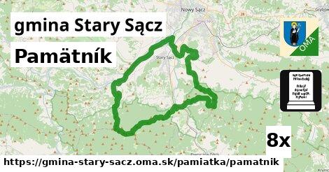 Pamätník, gmina Stary Sącz
