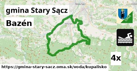 Bazén, gmina Stary Sącz