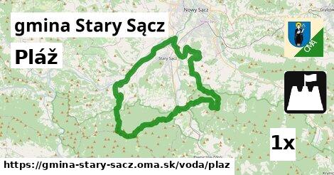 Pláž, gmina Stary Sącz