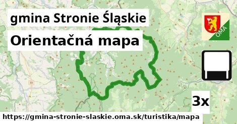 Orientačná mapa, gmina Stronie Śląskie