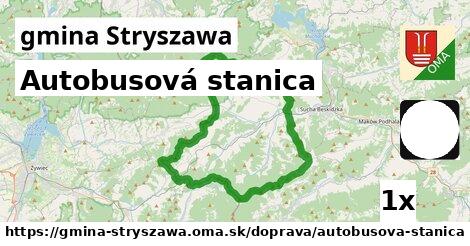 Autobusová stanica, gmina Stryszawa