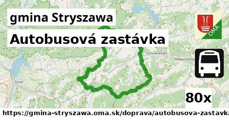 Autobusová zastávka, gmina Stryszawa