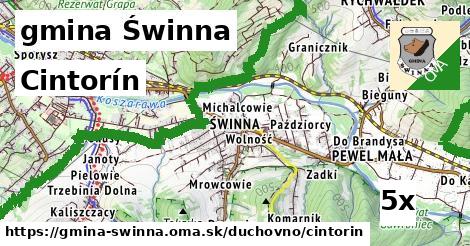 Cintorín, gmina Świnna