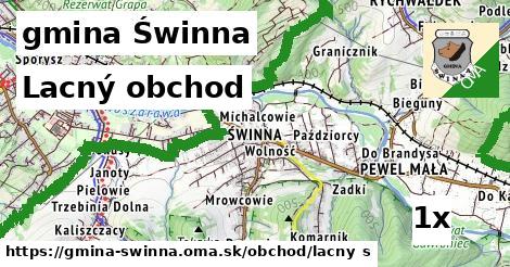 Lacný obchod, gmina Świnna