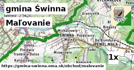 Maľovanie, gmina Świnna