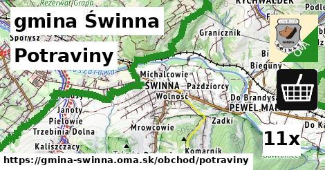 Potraviny, gmina Świnna