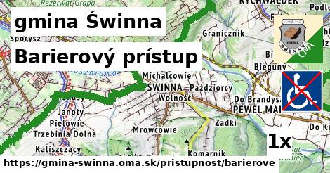 Barierový prístup, gmina Świnna