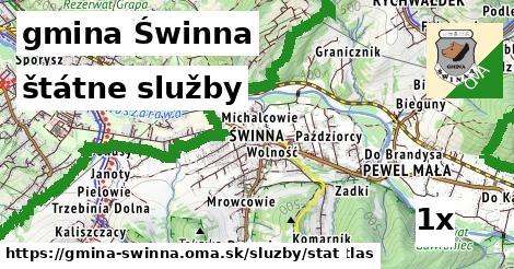 štátne služby, gmina Świnna