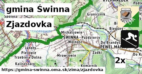 Zjazdovka, gmina Świnna