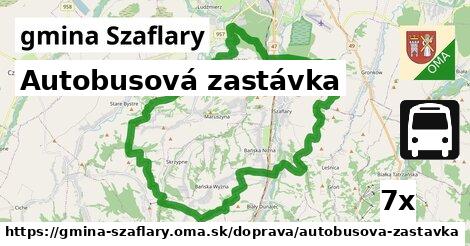 Autobusová zastávka, gmina Szaflary