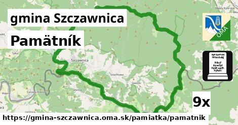 Pamätník, gmina Szczawnica