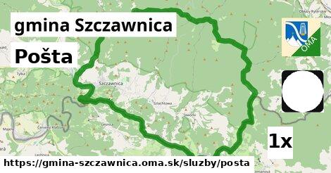 Pošta, gmina Szczawnica