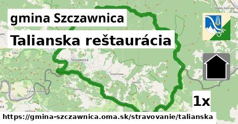 talianska reštaurácia v gmina Szczawnica