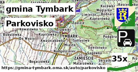 Parkovisko, gmina Tymbark