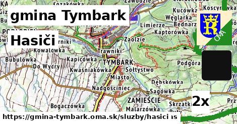 Hasiči, gmina Tymbark