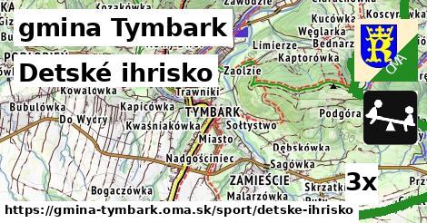 Detské ihrisko, gmina Tymbark