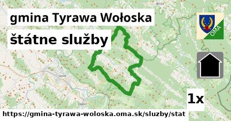 štátne služby, gmina Tyrawa Wołoska