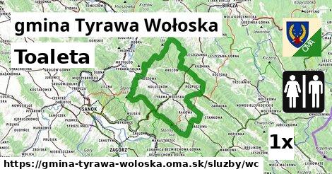 Toaleta, gmina Tyrawa Wołoska