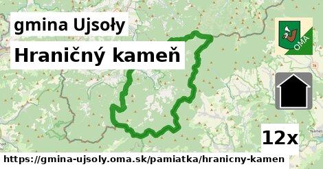 Hraničný kameň, gmina Ujsoły