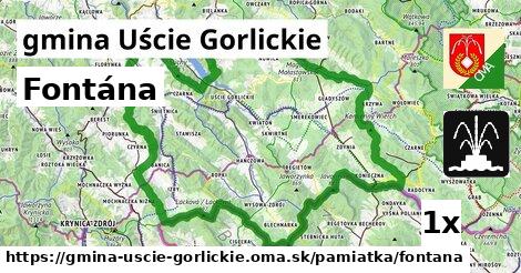 Fontána, gmina Uście Gorlickie