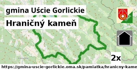 Hraničný kameň, gmina Uście Gorlickie
