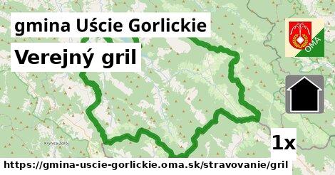 Verejný gril, gmina Uście Gorlickie