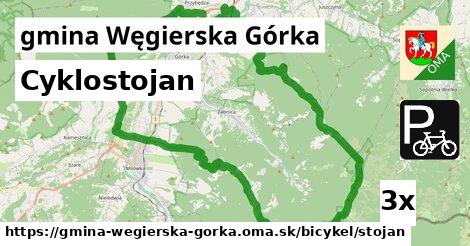 cyklostojan v gmina Węgierska Górka