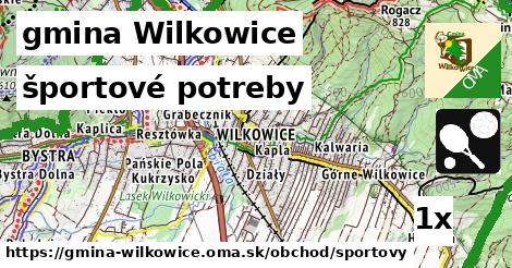 športové potreby, gmina Wilkowice