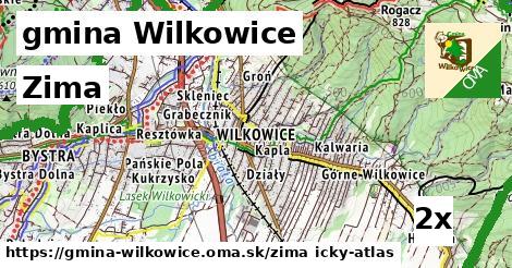 zima v gmina Wilkowice