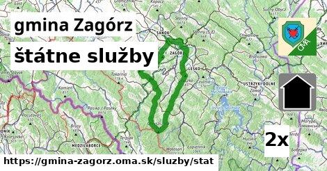 štátne služby v gmina Zagórz