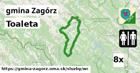 Toaleta, gmina Zagórz